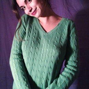 Green Ann Taylor Sweater